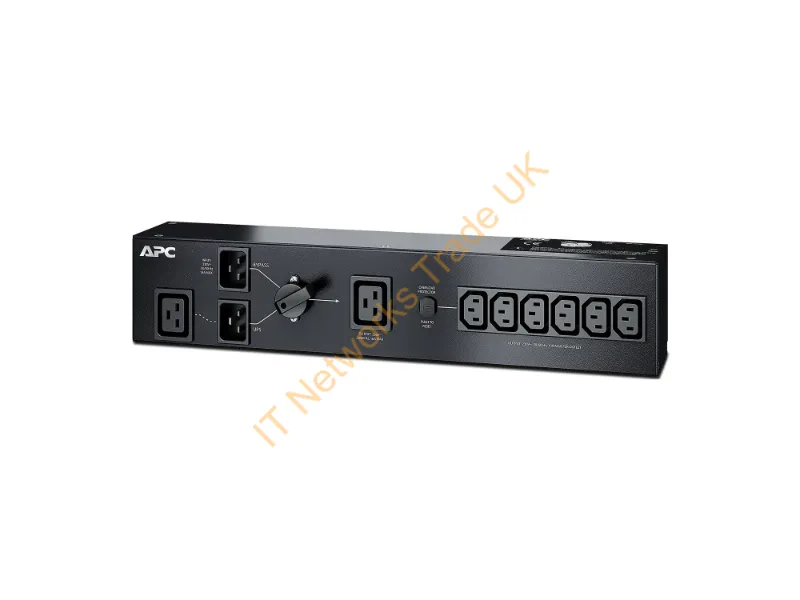 SBP3000RMI - APC Service Bypass PDU 230V 16AMP W/ (6) IEC C13 And (1) C19 7AC outlet(s) Black power distribution unit (PDU)