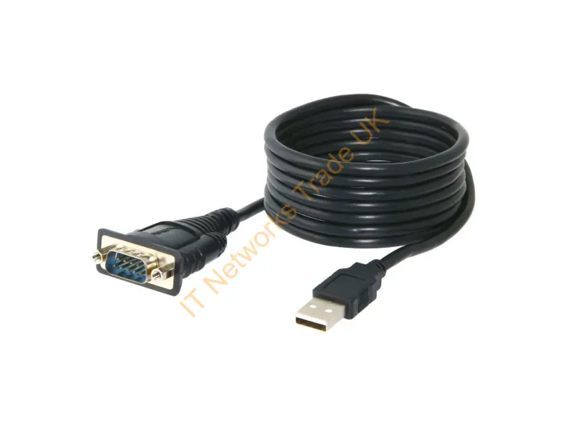 SBT-FTDI-PK50 - Sabrent Sbt-Ftdi-Pk50 Serial Cable Black 70.9" (1.8 M) Usb Type-A Db-9