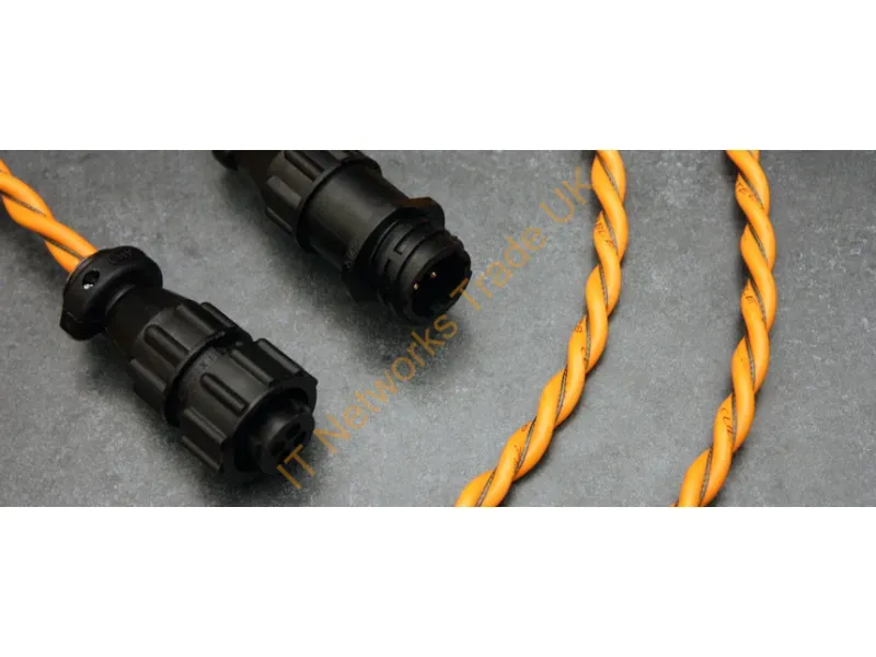 SC-25 - Rle Sc-25 Signal Cable 300" (7.62 M) Black, Orange