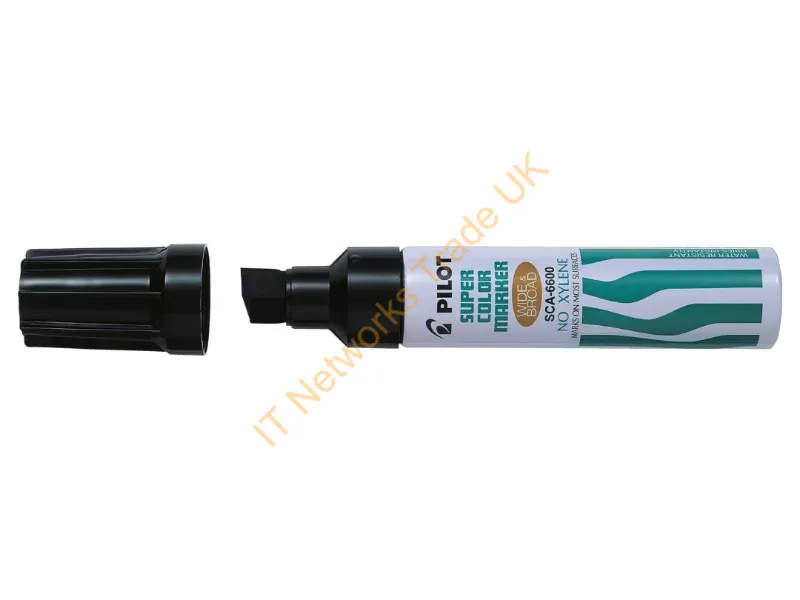 SCA-6600-B - Pilot SCA-6600 marker 1 pc(s) Chisel tip Black