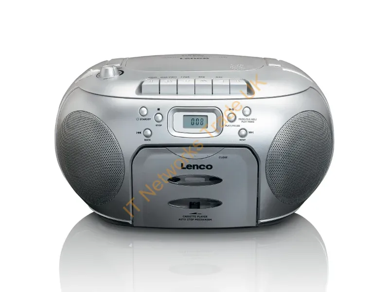 SCD420SILBER - Lenco SCD-420 Digital 13 W FM Silver