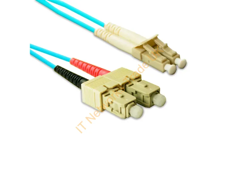 SCLC-10G-65M-ENC - Enet Components Sclc-10G-65M-Enc Infiniband/Fibre Optic Cable 2559.1" (65 M) Sc Lc Aqua Color