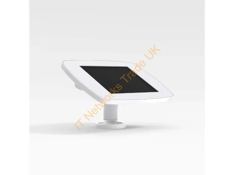 SD-W1-M3-MN - Bouncepad Swivel Desk | Apple iPad Mini 1/2/3 Gen 7.9 (2012 2014) | White | Covered Front Camera and Home Button |