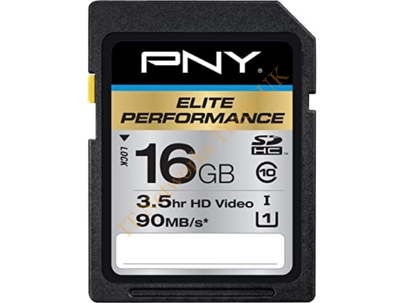 SD16G10ELIPER-EF PNY Elite Performance 16GB Class 10 SDHC UHS-I Flash Memory Card