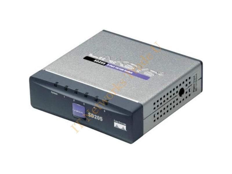 SD205 Linksys 5-Port 10/100Mbps RJ45 High-Speed Network Switch