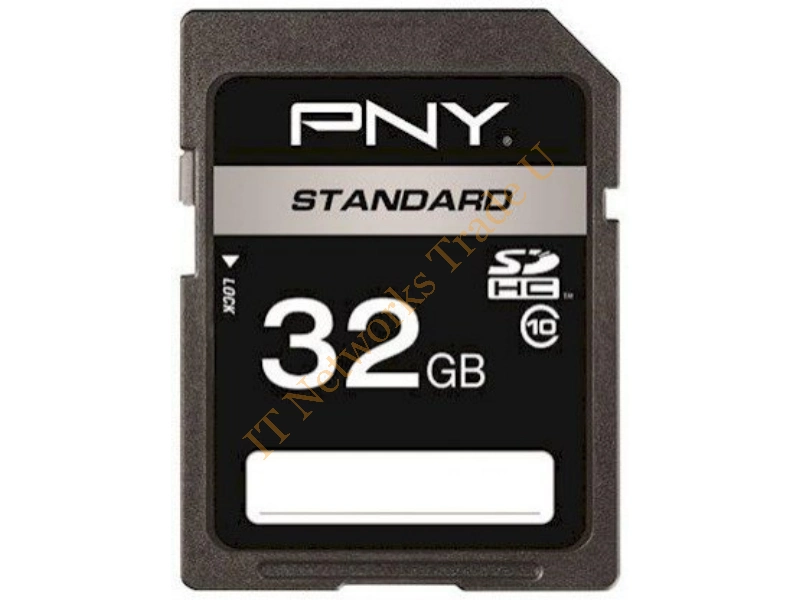 SD32GSTA-EF PNY Standard 32GB Class 10 SDHC Flash Memory Card