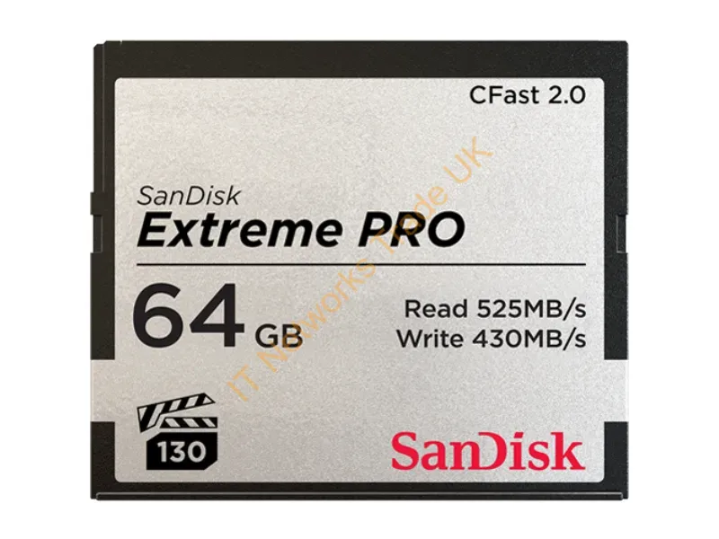 SDCFSP-064G-A46D - Sandisk Extreme Pro Cfast 2.0 64 Gb
