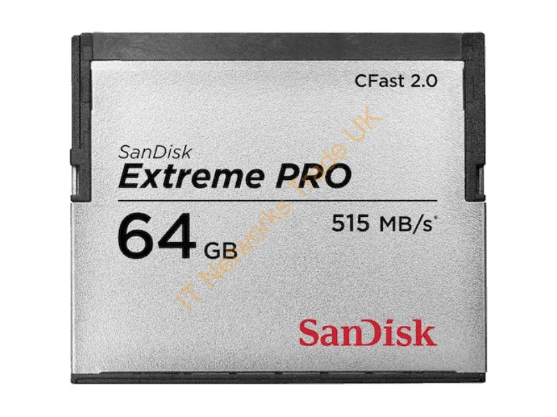 SDCFSP-064G-G46D - Sandisk 64GB Extreme Pro CFast 2.0 64GB CFast 2.0 memory card Cable