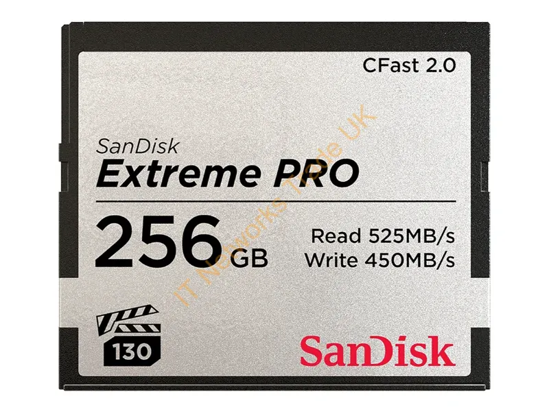 SDCFSP-256G-G46D - Sandisk Extreme Pro 256GB CFast 2.0 memory card Cable