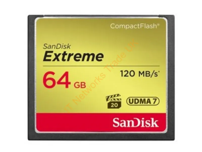 SDCFXSB-064G-G46 SanDisk Extreme 64GB Compact- Flash Memory Card