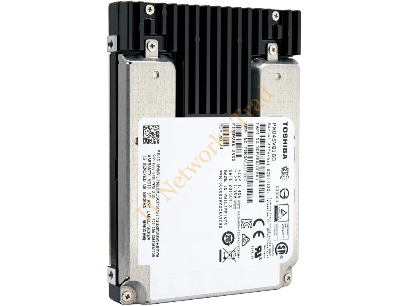 SDFCB03GEA01 Toshiba PX02SS Series 100GB Enterprise Multi-Level Cell (eMLC) SAS 12Gb/s High Endurance 2.5-inch Solid State Drive SSD Storage