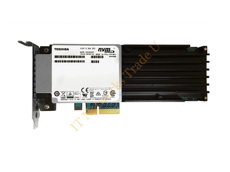 SDFJS20GEA01 Toshiba Enterprise 4TB Multi-Level Cell (MLC) PCI Express 3.0 x4 NVMe Read Intensive HH-HL Add-in Card Solid State Drive SSD Storage