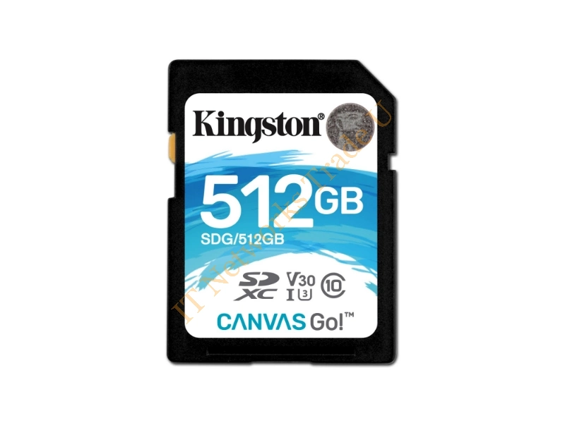 SDG/512GB - Kingston Technology Canvas Go! 512GB SDXC UHS-I Class 10 memory card Cable
