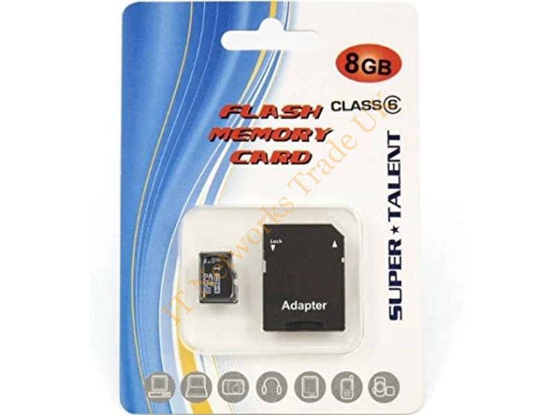 SDHC150X8GB Super Talent 8GB Class 6 SDHC Flash Memory Card