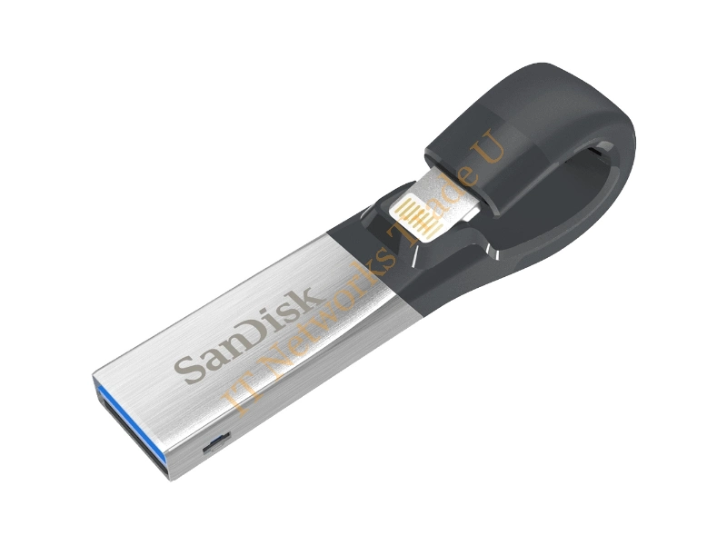SDIX30N-256G-GN6NE - Sandisk iXpand 256GB 256GB USB 3.0 (3.1 Gen 1) USB Type-A connector Black, Silver USB flash drive Storage Device