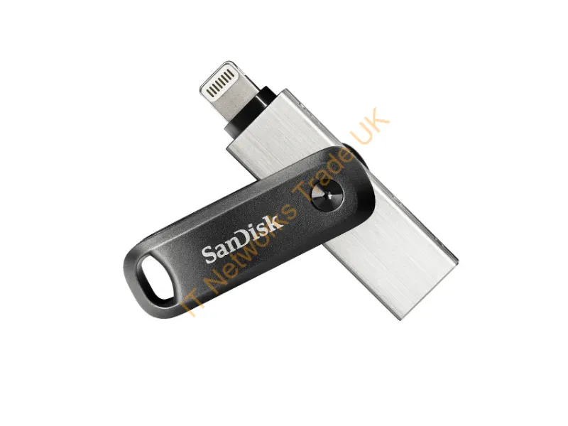 SDIX60N-064G-AN6NN - Sandisk Ixpand Go Usb Flash Drive 64 Gb Usb Type-A / Usb Type-C 3.2 Gen 1 (3.1 Gen 1) Black, Silver