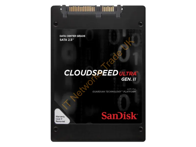 SDLF1CRM-016T-1HA2 SanDisk CloudSpeed Ultra Gen II 1.6TB Multi-Level Cell (MLC) SATA 6Gb/s 2.5-inch Solid State Drive SSD Storage