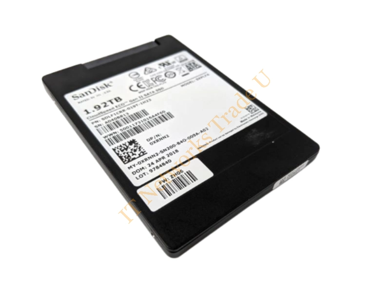 SDLF1CRR-019T SanDisk CloudSpeed Eco Gen II 1.92TB Multi-Level Cell (MLC) SATA 6Gb/s 2.5-inch Solid State Drive SSD Storage