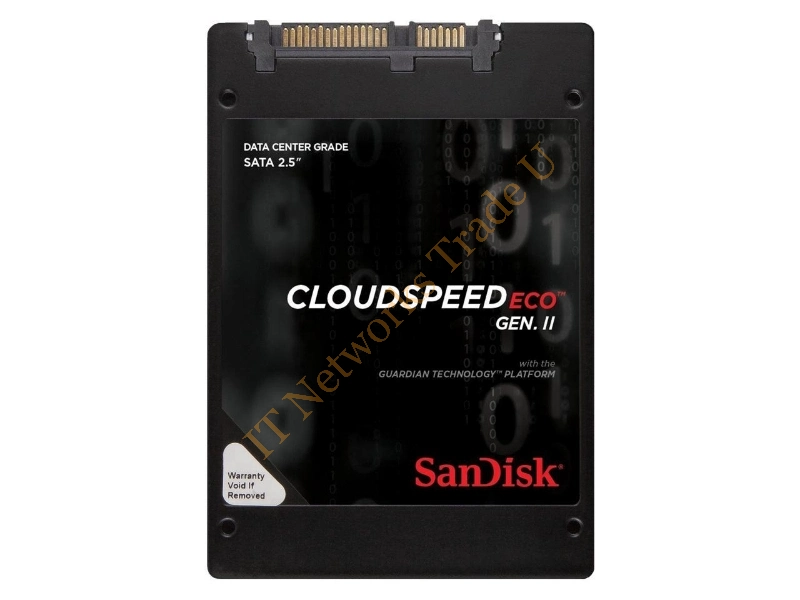 SDLF1DAM-800G-1HA2 SanDisk 800GB Multi-Level Cell (MLC) SATA 6Gb/s 2.5-inch Solid State Drive SSD Storage