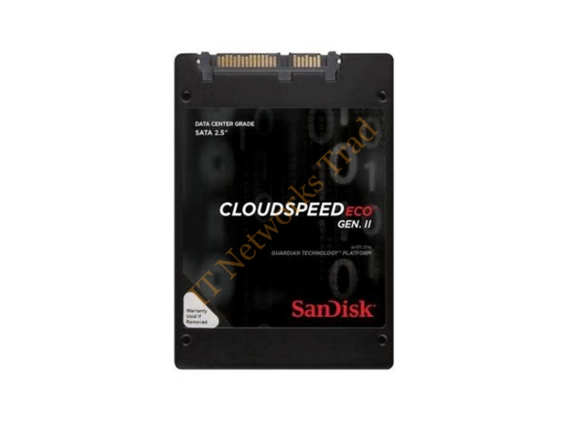 SDLFNDAR480G1HA1 SanDisk Cloudspeed Eco 480GB Multi-Level Cell (MLC) SATA 6Gb/s 2.5-inch Solid State Drive SSD Storage