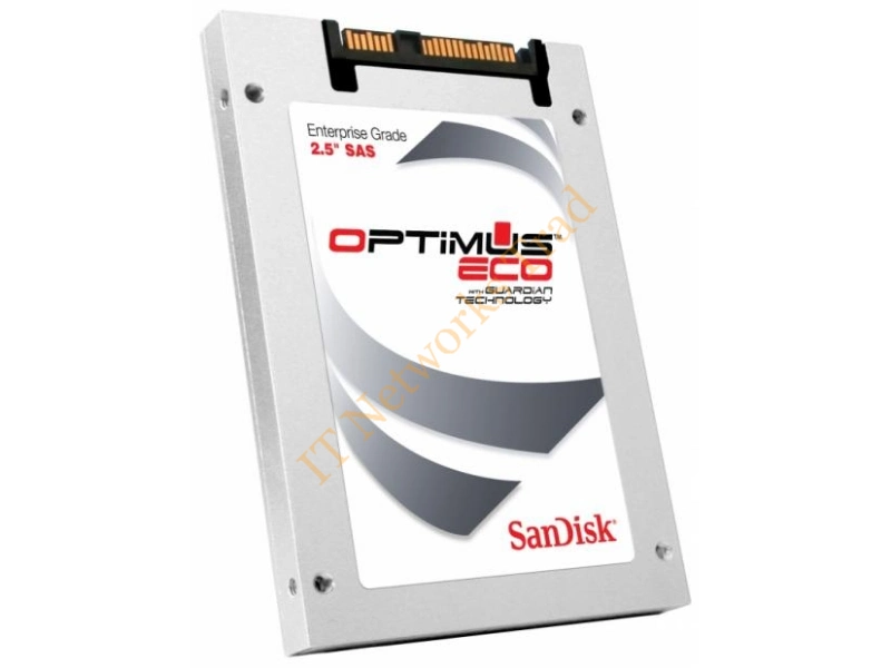 SDLLOCDR-020T-5C SanDisk Optimus Eco 2TB Enterprise Multi-Level Cell (eMLC) SAS 6Gb/s Mixed Use 2.5-inch Solid State Drive SSD Storage