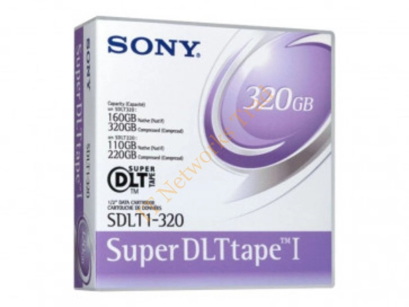 SDLT1-320 Sony SDLT1-320 Data Cartridge Super DLT 160GB (Native) / 320GB (Compressed) 1 Pack Tape Media Storage