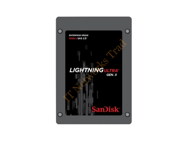 SDLTMDKW400G5CA1 SanDisk Lightning Ultra Gen II 400GB Single-Level Cell (SLC) SAS 12Gb/s 2.5-inch Solid State Drive SSD Storage