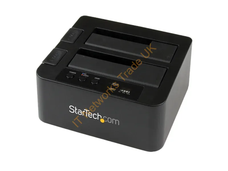 SDOCK2U33RE - Startech.Com Sdock2U33Re Media Duplicator Hdd/Ssd Duplicator Black 1 Copies