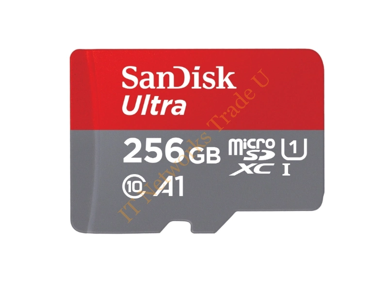 SDSQUAR-256G-GN6MA - Sandisk Ultra 256GB MicroSDXC UHS-I Class 10 memory card Cable