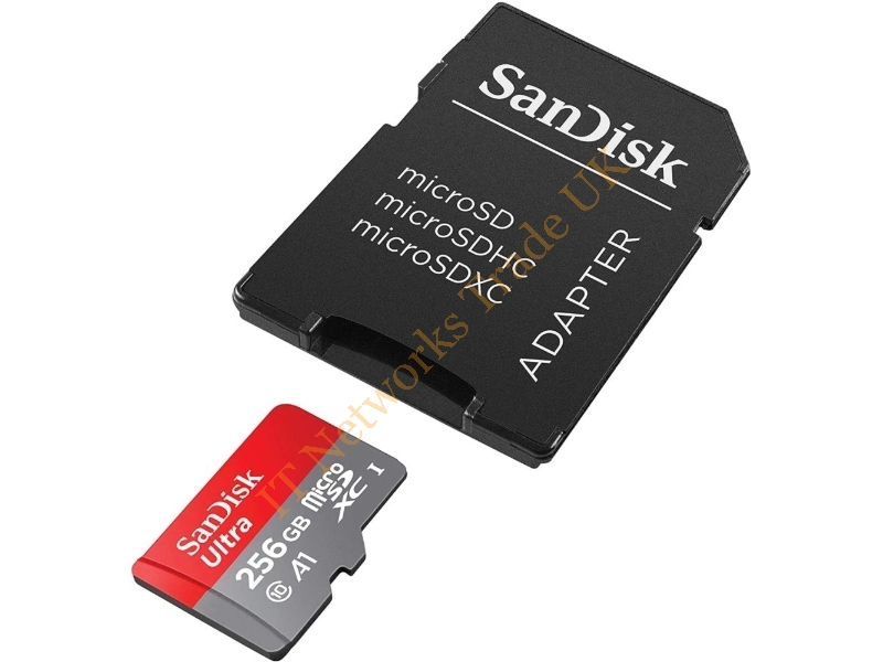 SDSQUAR-256G-GN6MN SanDisk 256GB Ultra microSDXC U1, C10, A1, UHS-1 Flash Memory Card
