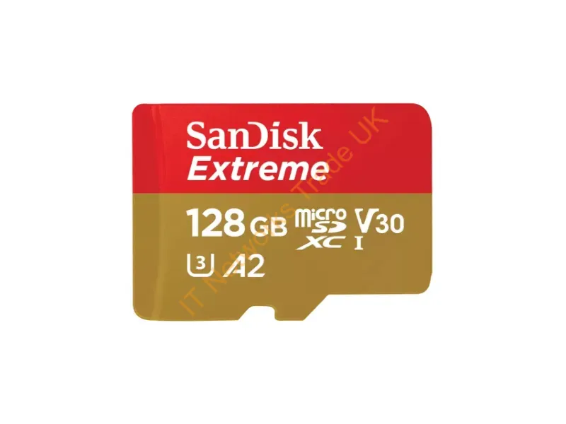 SDSQXAA-128G-GN6MA - Strategic Sourcing Sandisk 128Gb Extreme Microsdxc Uhs-I Memory Card With Adapter