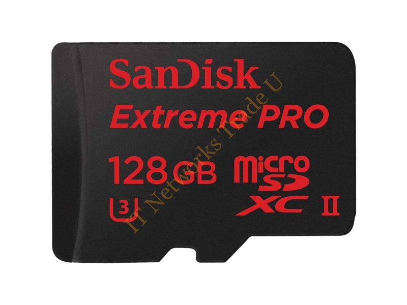 SDSQXPJ-128G-GN6M3 - Sandisk Extreme Pro 128GB 128GB MicroSDXC UHS-II Class 10 memory card Cable