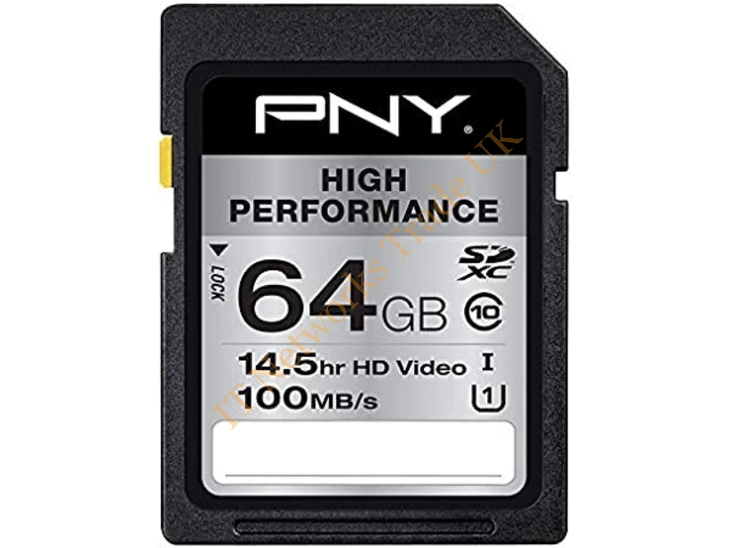 SDU64GPER50-EF PNY 64GB microSDXC Class-10 UHS-I Flash Memory Card