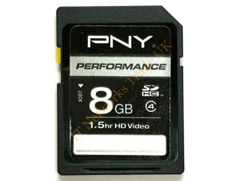 SDU8GBPER50-EF PNY Performance 8GB Class 10 microSDHC UHS-I Flash Memory Card