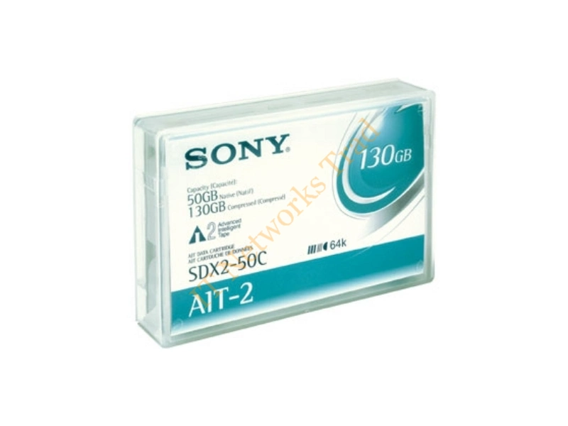 SDX250C Sony AIT-2 Tape Cartridge AIT AIT-2 50GB (Native) / 130GB (Compressed) Tape Media Storage