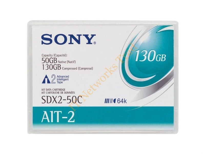 SDX250CN Sony AIT-2 Tape Cartridge AIT AIT-2 50GB (Native) / 130GB (Compressed) Tape Media Storage