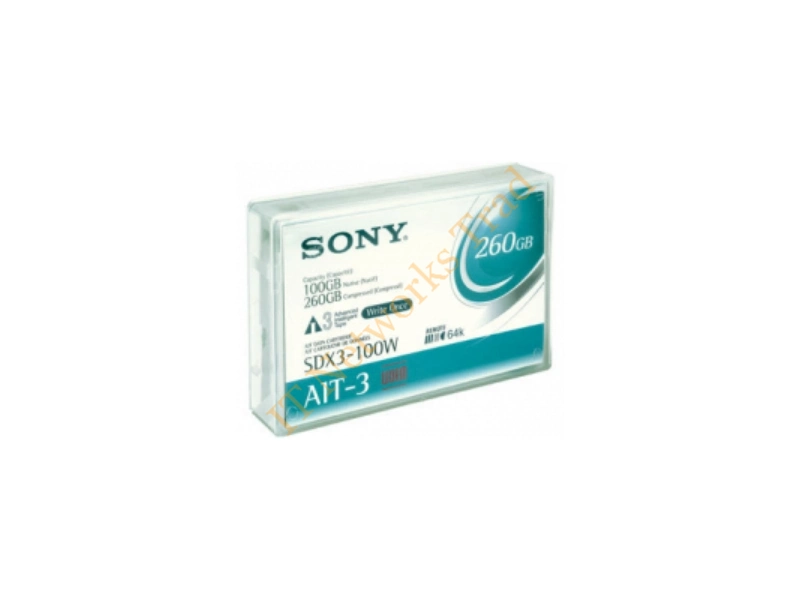 SDX3-100W Sony AIT-3 230 Meter 260GB WORM Data Cartridge Tape Media Storage