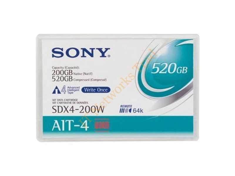 SDX4200WWW Sony AIT-4 WORM Tape Cartridge AIT AIT-4 200GB (Native) / 390GB (Compressed) Tape Media Storage