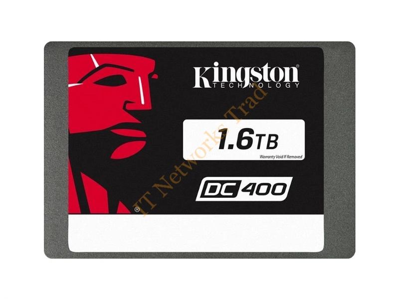 SEDC400S371600G Kingston SSDNow DC400 Series 1.6TB Multi-Level Cell (MLC) SATA 6Gb/s 2.5-inch Solid State Drive SSD Storage