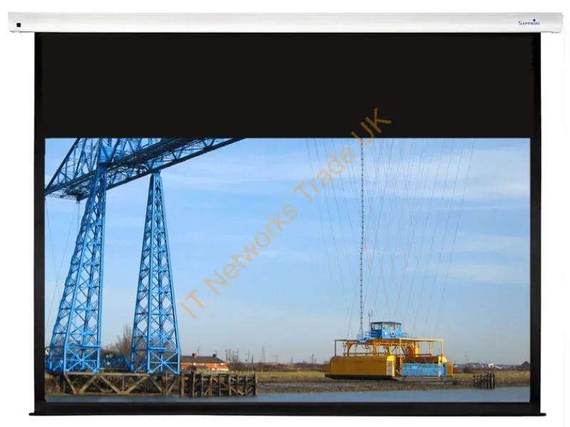 SEWS200RWSF-ATR10 - Sapphire AV Electric Screen with Trigger 2037mm x 1273mm