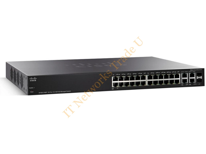 SF300-24MP-K9-EU - Cisco SF300-24MP Managed network switch L3 Power over Ethernet (PoE) Black