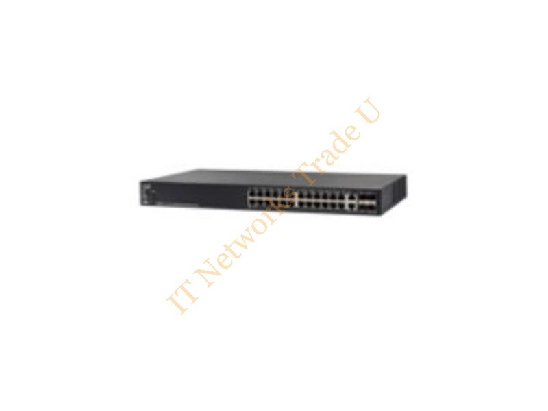 SF550X-24-K9-EU - Cisco SF550X-24-K9 Managed L3 Fast Ethernet (10/100) 1U Black Network Switch