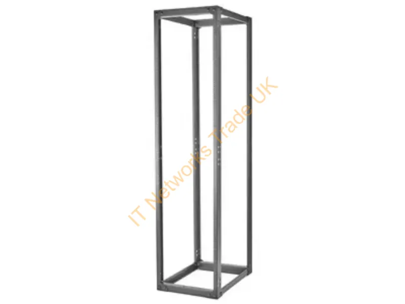 SF841936 - Hubbell Premise Wiring 4-Post Rack Relay84"Hx19"W X36"Dblack