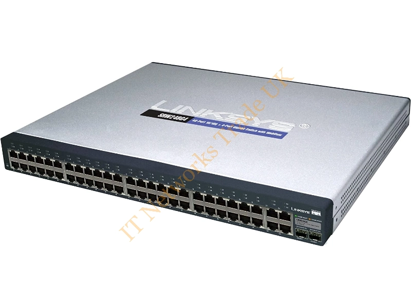 SFE2010P Linksys 48-Port 10/100Mbps Stackable Ethernet Switch with PoE Network Switch