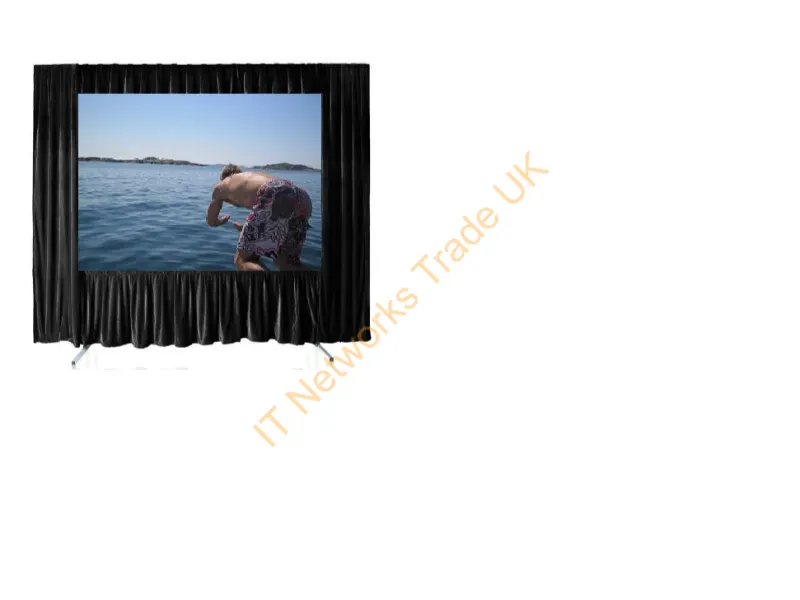 SFFS305WSF10Drapekit-Black - Sapphire AV SFFS305WSF10Drapekit-Black projector accessory