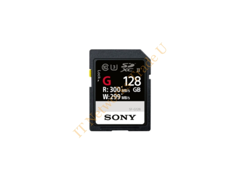 SFG1G - Sony SF-G UHS-II 128 GB 128GB SD UHS-II Class 10 memory card Cable