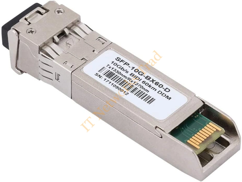 SFP-10G-BX60-D Cisco 10GBase-BX-D Bi-Directional 60km Single-Mode Fiber 1330nm/1270nm SFP+ Transceiver Module with DOM