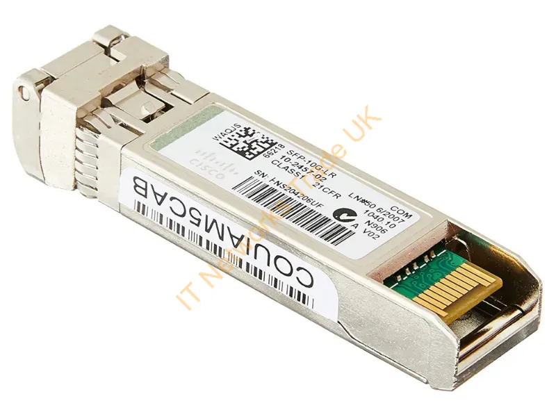 SFP-10G-LR= Cisco Single-mode 10Gbps 10GBase-LR Fiber 10km 1310nm Duplex LC Connector SFP+ Transceiver Module