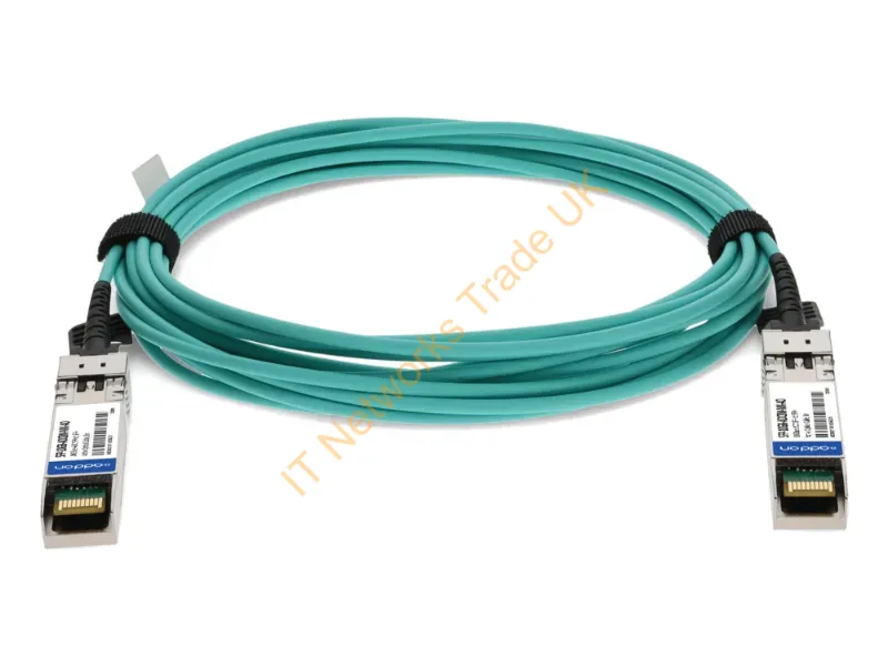 SFP-10GB-AOC8M-MX-AO - Addon Networks Sfp-10Gb-Aoc8M-Mx-Ao Infiniband/Fibre Optic Cable 315" (8 M) Sfp+ Aoc Aqua Color