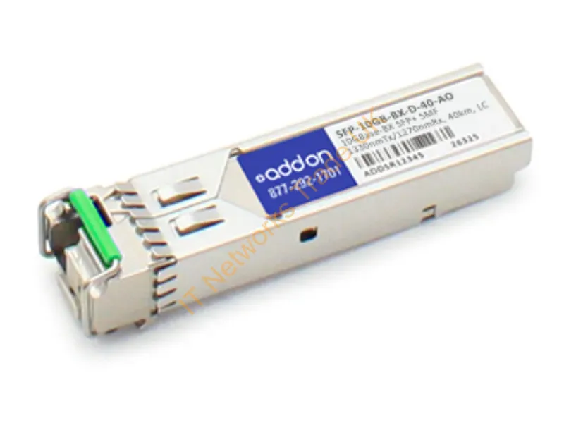 SFP-10GB-BX-D-40-AO - Addon Networks Sfp-10Gb-Bx-D-40-Ao Network Transceiver Module Fiber Optic 10000 Mbit/S Sfp+